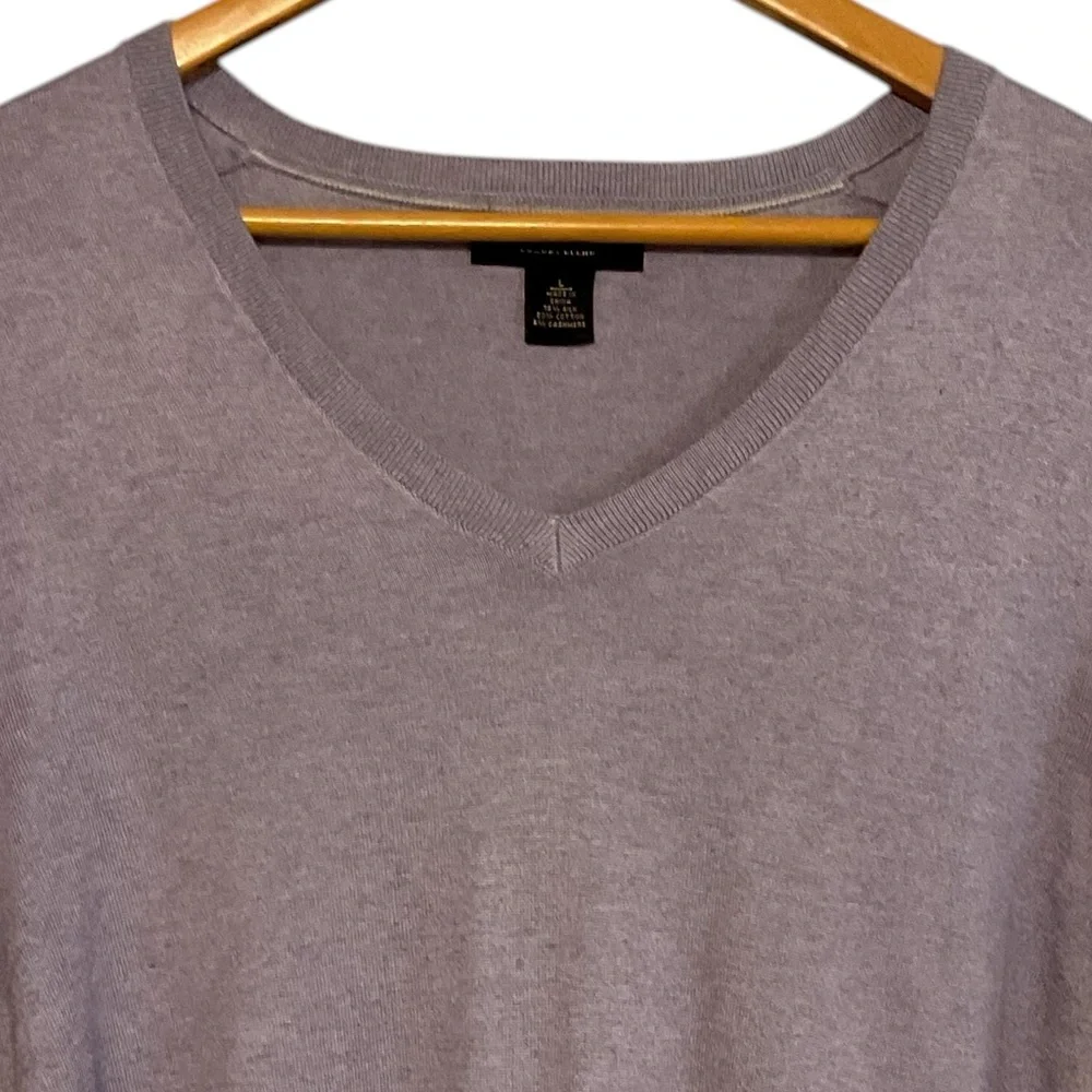 Banana‎ Republic Luxury Silk Cashmere & cotton Blend Sweater in light purple L